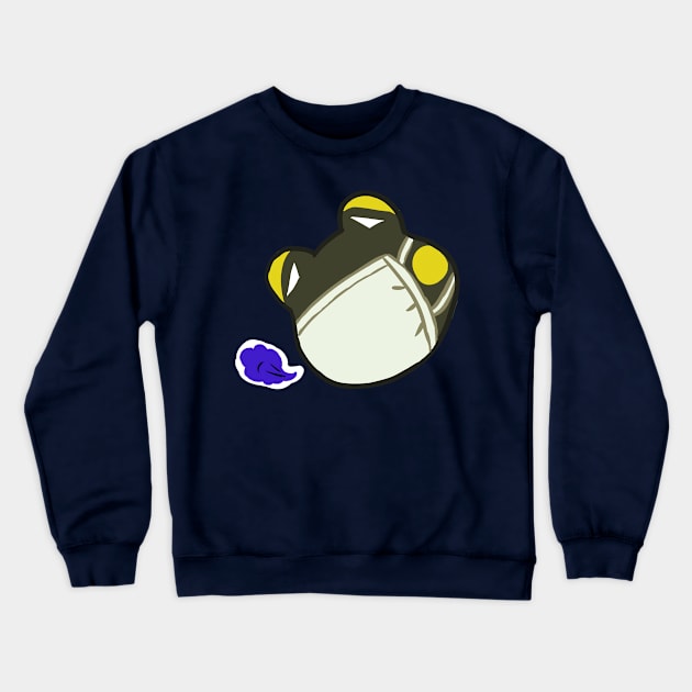 Raddle The Frog Crewneck Sweatshirt by Candycrypt